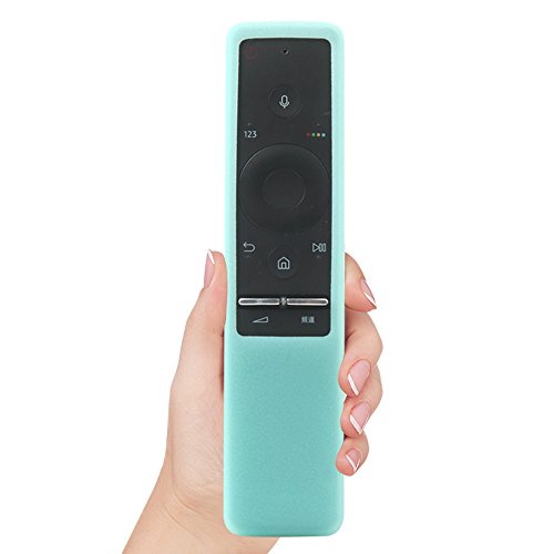 Silicone Protective Cover Compatible With Samsung Smart Tv Bn59-01292A,Rmcspr1Bp1 Series Remote Case Shockproof Anti-Slip For Bn59-01241A Bn59-01266A Qled Remote Anti-Lost With Remote Loop #TOP3