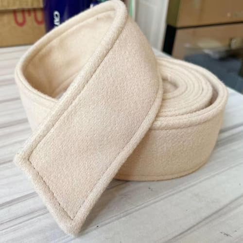 Women Woolen Overcoat Waist Belt Trench Coat Belt for Sweaters Woolen Coat Double sided coat belt Trench coat accessory2