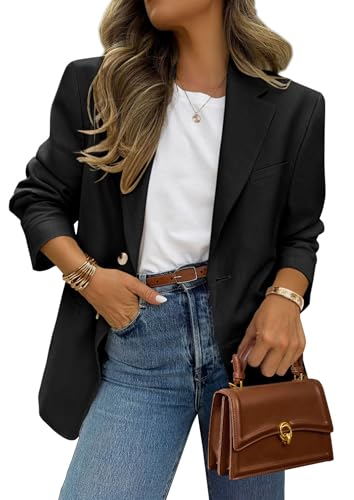 PRETTYGARDEN 2025 Blazers for Women Business Casual Long Sleeve L...