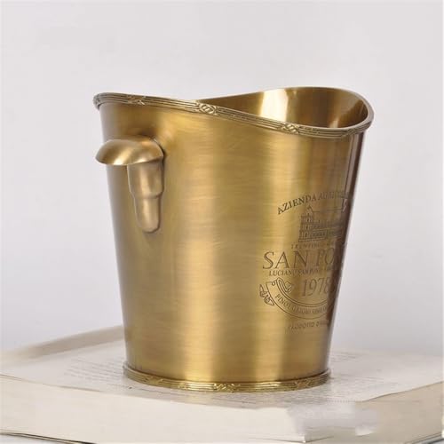 Cubitera de cobre eficiente que evita que el hielo se derrita 6