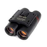 30x60 Portable Mini Binoculars, Wide View Angle Folding Binoculars Telescope with Low Light Night Vision for Outdoor Bird Watching Camping Hiking Traveling