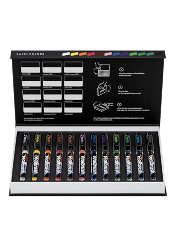 Karin Realbrush PIGMENT Basic Colors en étui protecteur de 12 feutres pinceaux