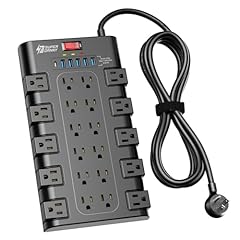 SUPERDANNY Power Strip with Surge Protection