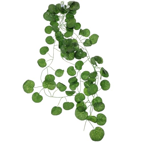 Milisten Hängepflanze Künstlich Für Terrarien Kunststoffpflanze Realistisch Geeignet Für Reptilienbehälter Dekoration Für Gehege Pflanze Künstlich Hängend