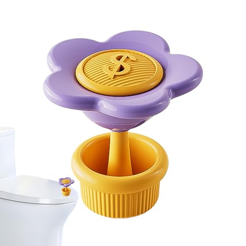 Toilet Button Pushers, Toilet Flusher Button, Flower Shape Flush Tool, Water Tank Assist, Durabless Design, Universals Fit, Hospital Home Public Restroom Use, 4.5x4.5x4.5cm Green Purple Cream Colored Toilet Button Pushers, Toilet Flusher Button, Flower Shape Flush Tool, Water Tank Assist, Durabless Design, Universals Fit, Hospital Home Public Restroom Use, 4.5x4.5x4.5cm Green Purple Cream Colored