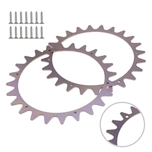 URPIZY Edelstahl-Antriebsspitzen f¨¹r Worx Landroid S/M, 205mm Traktionsr?der mit Torx-Schrauben, rutschfest f¨¹r Steigungen und nasses Gras, f¨¹r WR130E/WR141E/WR142E/WR143E