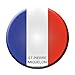 SMART BLONDE St Pierre Miquelon Novelty Metal Circular Sign C-427