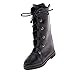 non-brand 1/3 Mini Botas Altas con Cordones de Cuero PU para Muñecas BJD