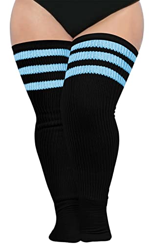 Image of Abodhu Plus Size Thigh High Socks for Thick Thighs Women- Extra Long Widened Extra Long Thick Knit