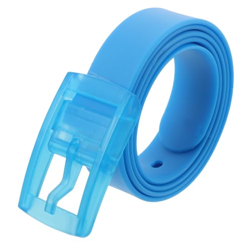 Silicone - Adjustable Waterproof Rubber Sports Waistbelt with Plastic Buckle Casual Dress for Men and Women Golf and Daily Wear