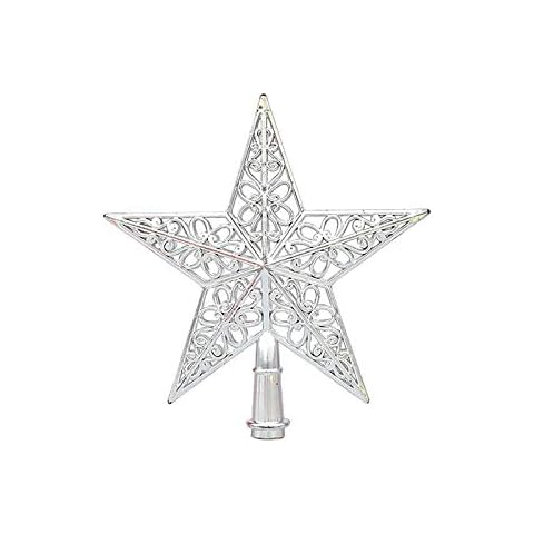 FeiliandaJJ Weihnachtsbaumspitze Stern, Kunststoff Christbaumspitze Stern Cover