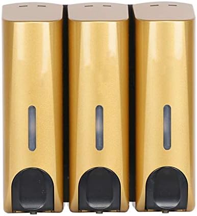 Soap Dispenser Wall-Mounted Soap Dispenser Hotel Household Chamber Soap and Shower Dispenser, Manual Shower Dispenser500ml（16.9oz） * 1/2/3Chamber Liquid Soap Dispenser Refillable Liq