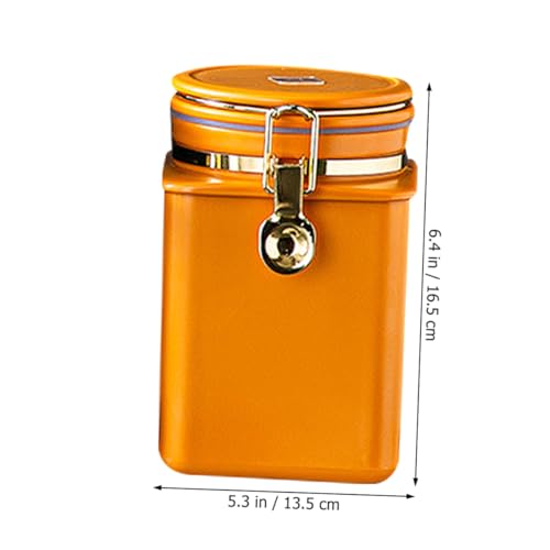 Frasco hermético para café Hemobllo naranja miniatura 5