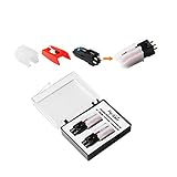 MyWave Vinyl Record Player Turntable Cartridge Universal Replacement Stylus Needles for Crosley Ion Jensen 1byone Phonograph with Pack of 2
