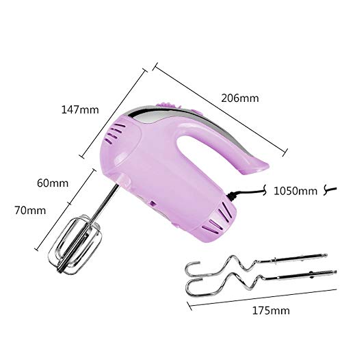 GANFANREN Schneebesen-Handmixer Elektro mit Stahlaufsätzen, Handmixer – Bild 3