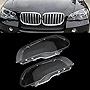 LUJUNTEC Headlight Cover, One Pair of Headlight Headlamp Clear Lens Replacement Plastic Shell Cover for BMW X5 E70 2008 2009 2010 2011 2012 2013