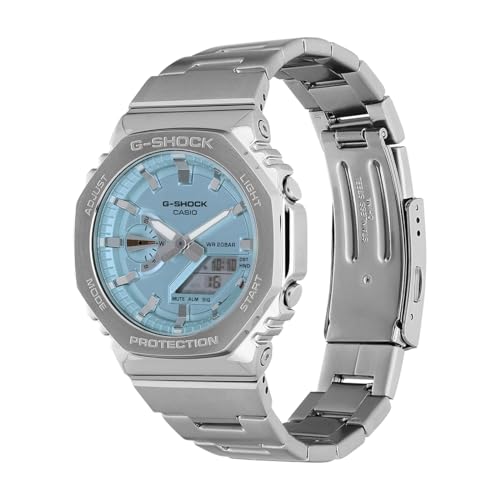 Casio G-Shock GM-2110D-2ADR Blue Dial Men Sky Blue - Image 7