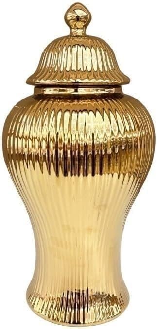 Vase en céramique de style Dynastie Ming de 30 cm pour décoration florale