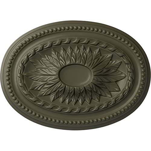 Ekena Millwork CM18SAWHF Saverne Ceiling Medallion, Witch Hazel
