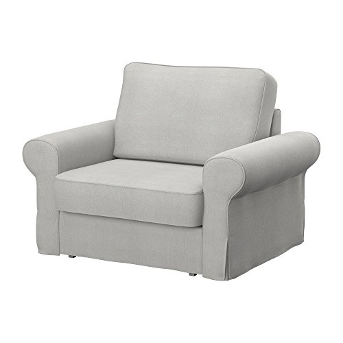 Soferia - IKEA BACKABRO Funda para sillón, Glam Light Grey