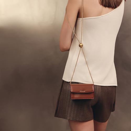 Image of Miraggio Jackie Micro Bag | Mini Bags For Women | Soft-Shine With Sling Chain | Gift Items For Woman