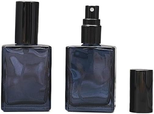 Mini butelki podróżne na perfumy, atomizer do perfum 2 szt. Szklana butelka na perfumy 15 ml mgła w sprayu do niebieskiej butelki Kwadratowa butelka z atomizerem do perfum Podróżny pusty pojemnik Możl