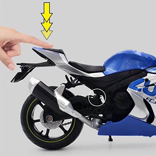 Cadeau moto Suzuki GSX-R1000R 1:12 simulation d'oscillation