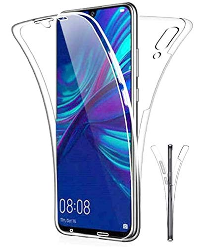 Homi2019 Coque pour Huawei Honor 10 Lite Etui, Huawei Honor 10 Lite Coque Transparent Silicone TPU Case Intégral 360 Degres Full Body Protection Coque Housse Case Cover Cover