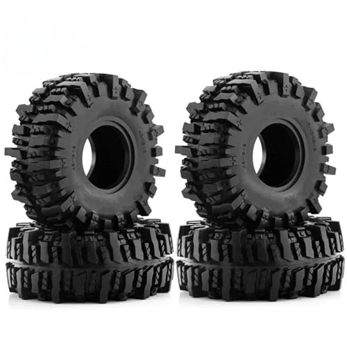Pneus caoutchouc 118mm de précision pour scale crawler Axial SCX10 TRX4