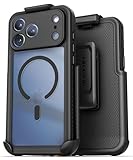 ENCASED wasserdichte Hülle für iPhone 17 Pro mit Gürtelclip – IP-68 Full-Body Schutz mit Kamera-Taste und Abdeckung der Anschlüsse [Military Grade] (Kompatibel mit MagSafe)