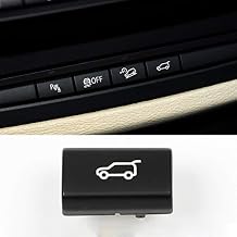 Jaronx Tailgate Rear Trunk Switch Button Cover Compatible with BMW X5 E70 2006-2013/ X6 E71 2008-2014 1 PCS
