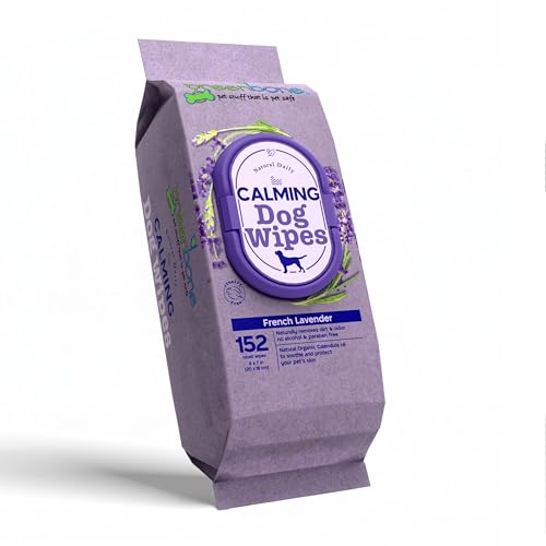 Greenbone Calming Dog Wipes - Lavender Scented - 150 Wipes