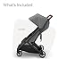 UPPAbaby Minu Duo Side-by-Side Double Stroller - Lightweight + Compact Design for Travel - Easy Fold- From Birth to Toddler - Independent Recline -Greyson(Charcoal Mélange/Carbon Frame/Saddle Leather)