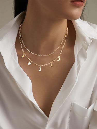 Foto von Milacolato Choker Kette 16 Teiliges Halskette Damen Kette Danity