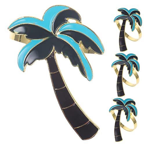 Cabilock 3 Ensembles Rond De Serviette Mangeoire pour Animaux De Compagnie Filet À Poisson Clé De Chauve-Souris Seau À Fleurs Décoration De Fête en Décoration De 4 pièces * 3