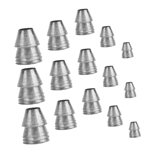 Didiseaon 25 pièces Kit de Coins Métalliques Renforcés pour Manches de Marteau et Hache Accessoires Robustes pour Fixation et Réparation Doutils de Charpentier