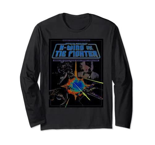 T-shirt Star Wars X-Wing vs TIE Fighter manches longues idéal pour vos soirées gaming
