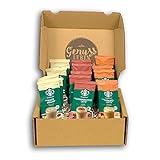 Genussleben Box mit instant coffee sticks, 15 Packungen Kaffeepulver je 24g verschiedene Sorten