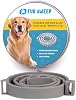 Collar para perro Fur Sweep Soft-Touch ajustable, ligero y resistente al agua | TPE ecológico reciclado, comodidad hipoalergénica, ajustable a 62 cm (24 pulgadas) para mascotas pequeñas, medianas y grandes, collar para gato, gris 2