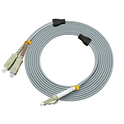 Cable de fibra óptica para interior OM2 de 200m LC a SC, solución dúplex blindada multimodo 3