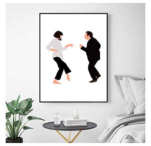 KRRFGHH Affiche Art Print Affiche Classique, Abstrait Scandinave Minimaliste Mur Art Toile Peinture Mur Photo, Décoration De La Maison 50X75 Cover