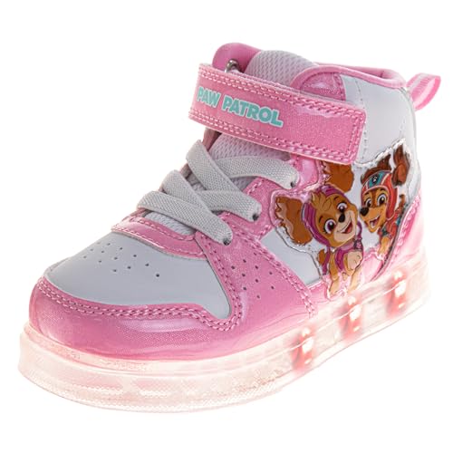 Disney Princess Moana Minnie Frozen Stitch Girls Hightop Light Up Shoe