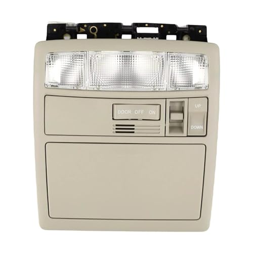 Consola de techo con luces de lectura para Toyota Camry 2007-2011 y portagafas gris