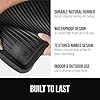 GORILLA GRIP Natural Rubber Indoor Outdoor Boot Tray for Shoes, 32x16, Waterproof Winter Mat with Raised Edges, Handles, Tear Resistant Heavy Duty Home Garage Floor Mats, Easy Clean Shoe Trays, Black #2