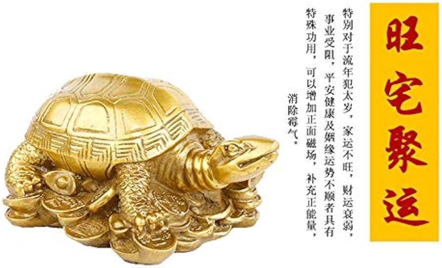 Amazon.co.jp: LAOJUNLU 真鍮の亀の置物 長寿の亀 真鍮の工芸品の置物