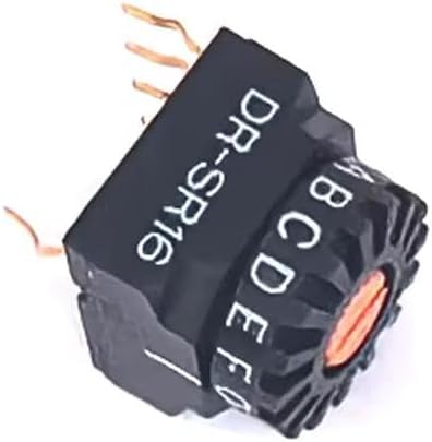 Components 1PCS Rotary Switch DR-SR16P Digital Key 0-F 16 Gears 4:1 Foot Encoder Top Adjustment
