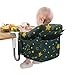 Seggiolino da Tavolo Bambini Portatile Pappa,Teglü Sediolina da Tavolo per Bambini Baby Pieghevole con Cintura di Sicurezza per Viaggio(da 6 a 36 mesi,15KG)