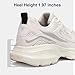 BAASPLOA Women's Chunky Fashion Sneakers Casual Sports Shoes Mesh Breathable Athletic Gym Workout Tennis Shoe Platform Thick Walking Shoes