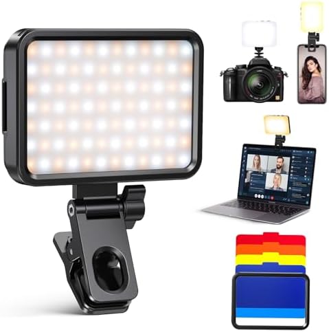36 lampe LED pour selfies téléphone Flash lumière caméra Led clipsable
