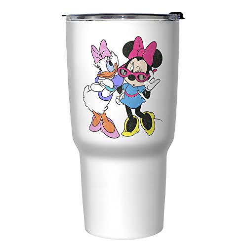 Disney JUST Girls 27 oz Stainless Steel Insulated Travel Mug, 27 Ounce, Multicolored
